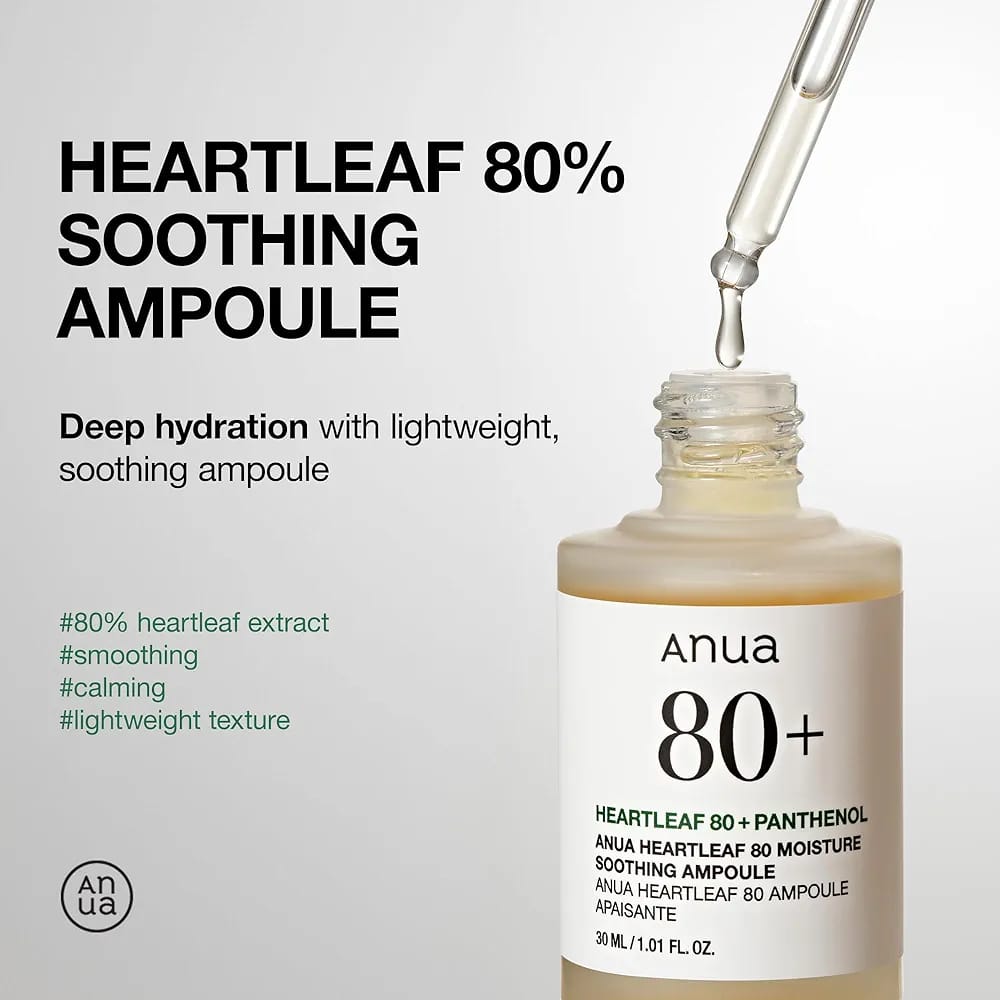 Anua-Heartleaf 80% Moisture Soothing Ampoule