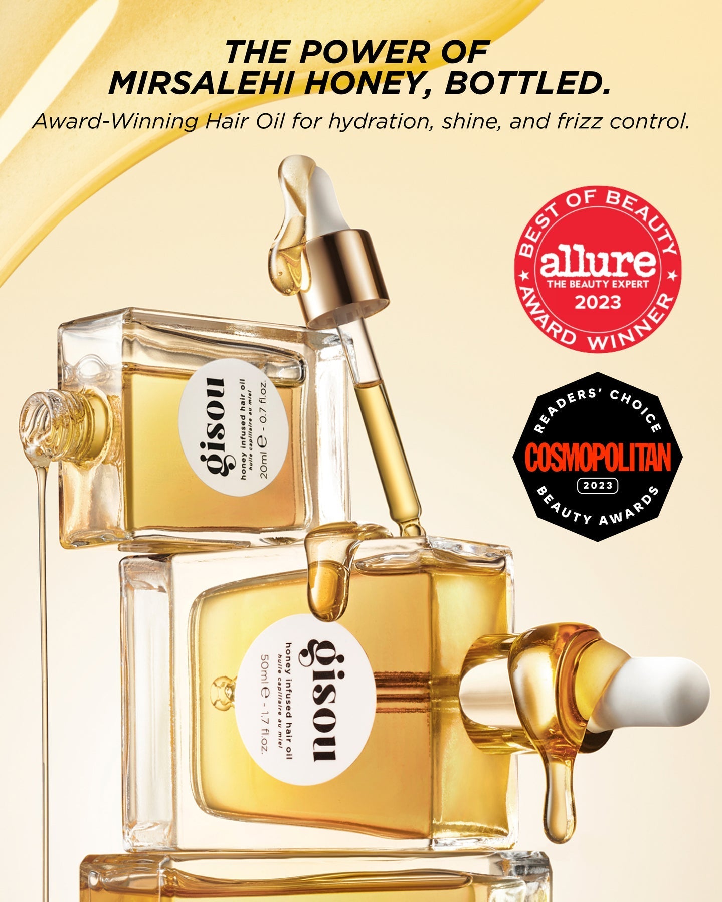 Gisou- Honey Infused Hair Oil