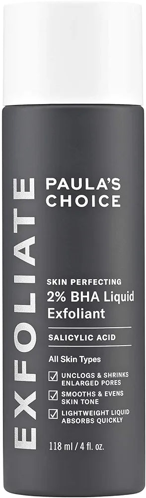 Paula's Choice (2% BHA liquid exfoliant)