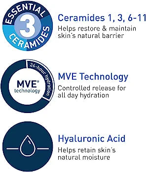 CeraVe moisturizing cream ( Face,body and hands)