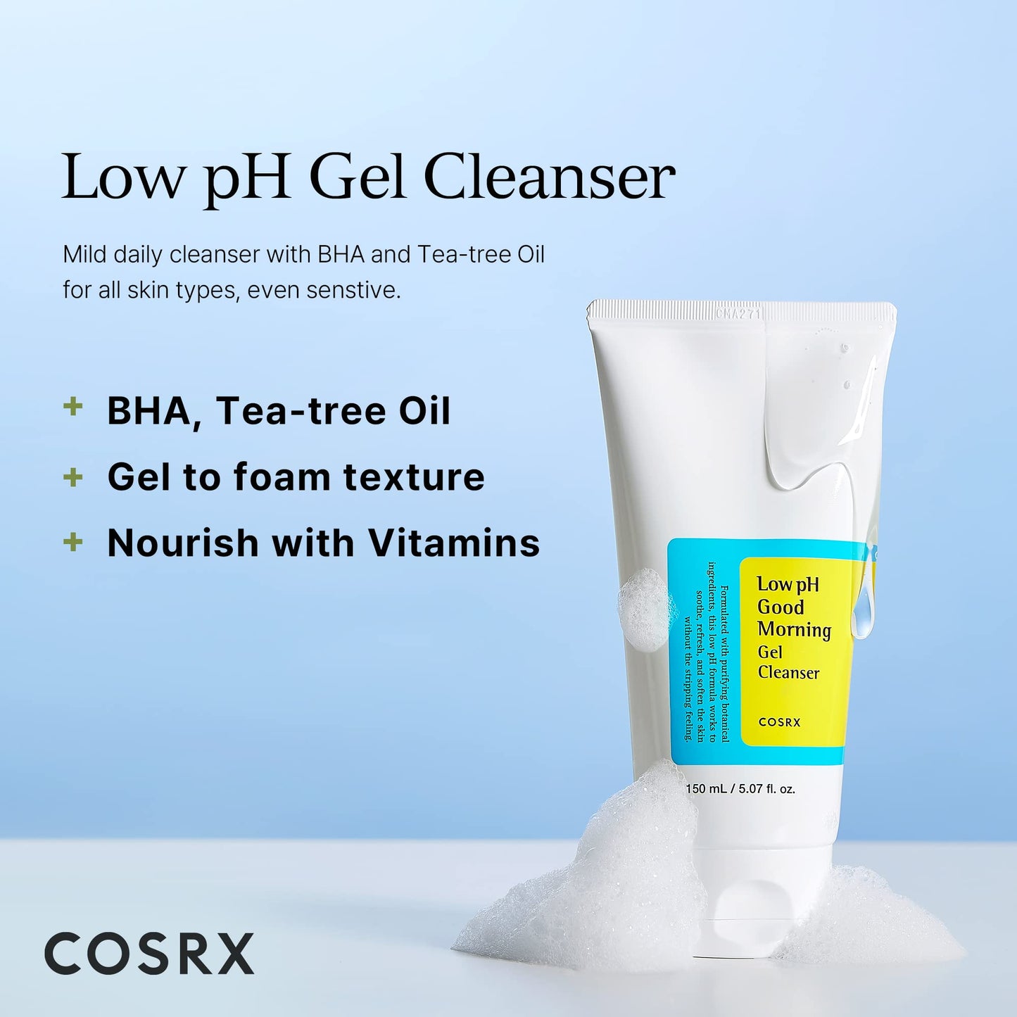 COSRX - LOW PH GEL CLEANSER