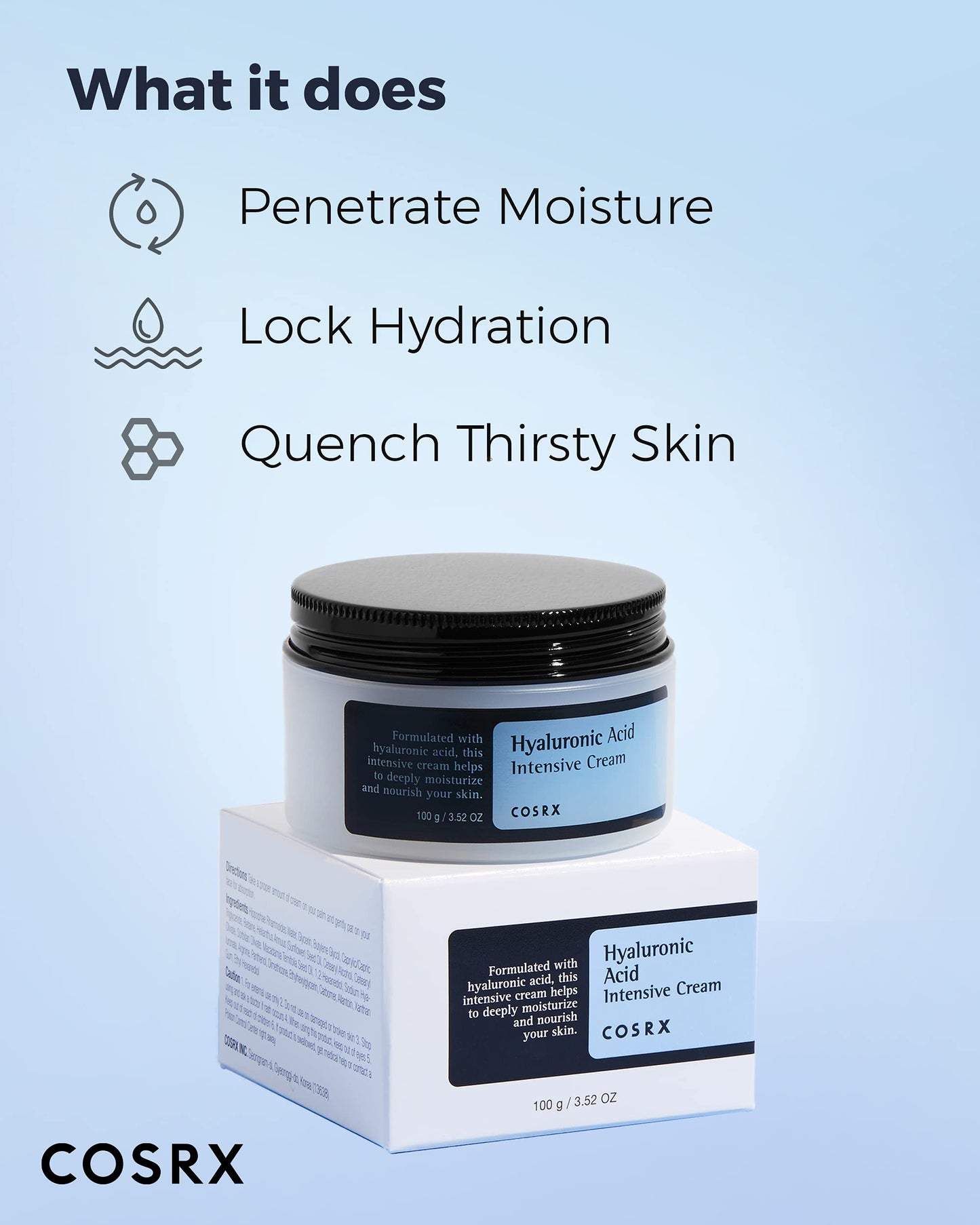 COSRX - HYALURONIC ACID CREAM