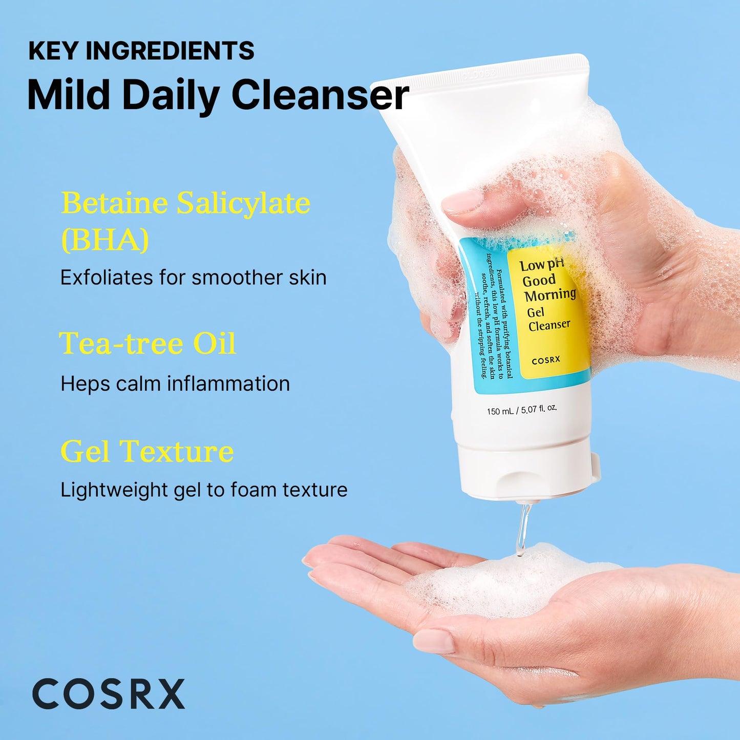 COSRX - LOW PH GEL CLEANSER