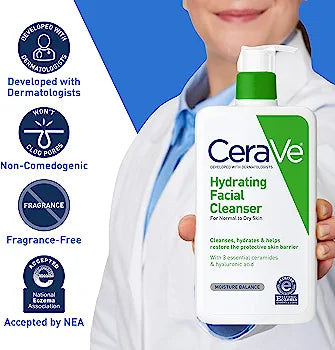 CeraVe hydrating facial cleanser (236ml)