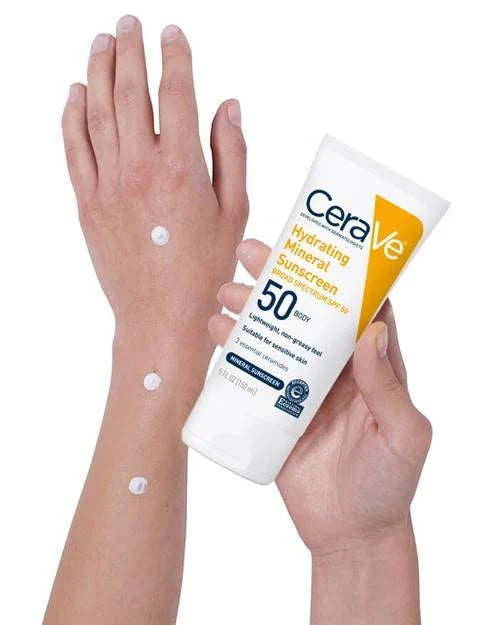 CeraVe Hydrating Mineral sunscreen spf 50