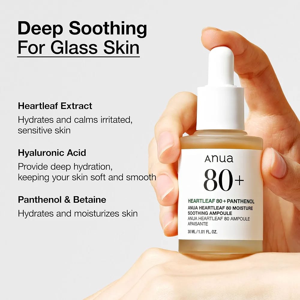 Anua-Heartleaf 80% Moisture Soothing Ampoule