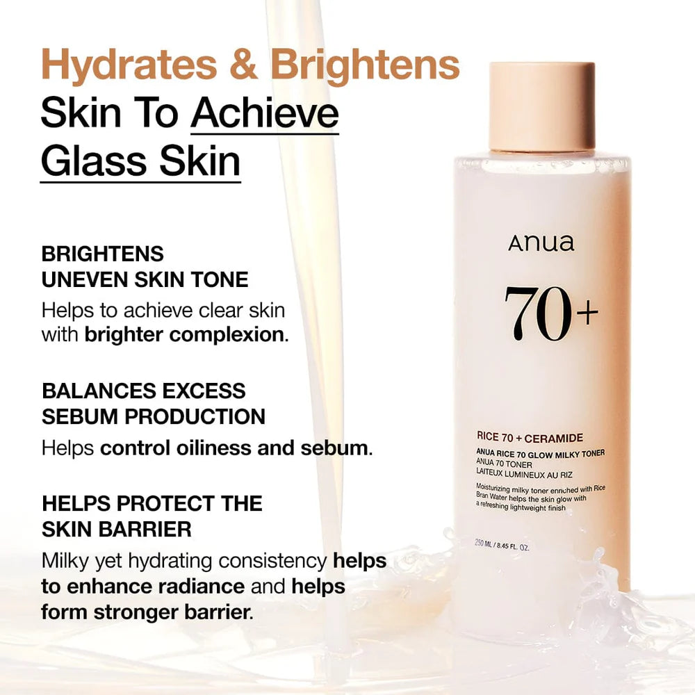 Anua-Rice 70 Glow Milky Toner