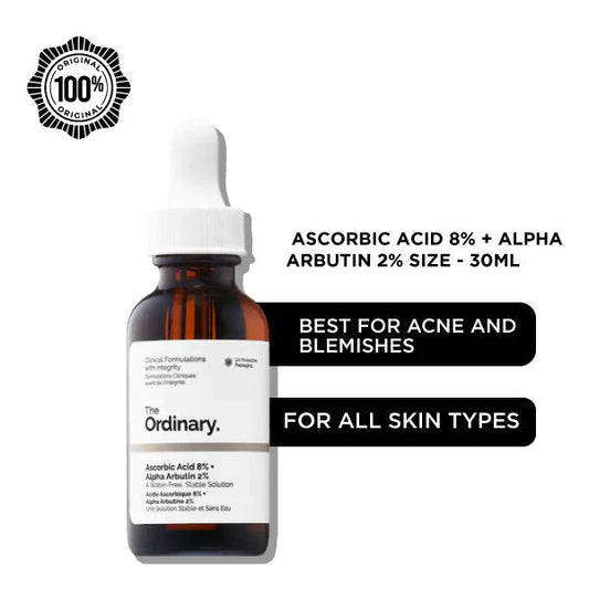 The Ordinary Ascorbic Acid 8% + Alpha Arbutin 2% Size - 30ml